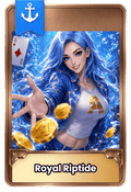 Card featuring 'Royal Riptide', a Sea element digital collectible